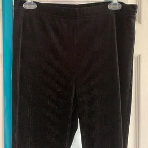 American Eagle flare leggings with glitter